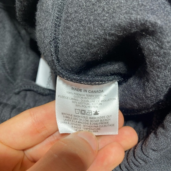 NWT My Boyfriends Closet Cotton Inner Jaw String Warm Black Sweatpants Size XS - Picture 10 of 10